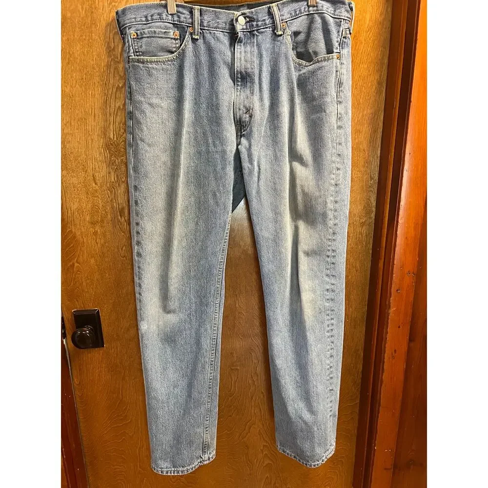 Vintage Levi's 505 Light Wash Mens Denim Jeans sze 38
